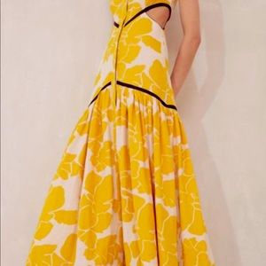 Alexis cut-out floral dress